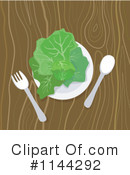 Salad Clipart #1144292 by patrimonio