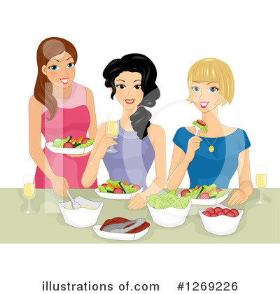 Girlfriends Clipart #1269226 by BNP Design Studio