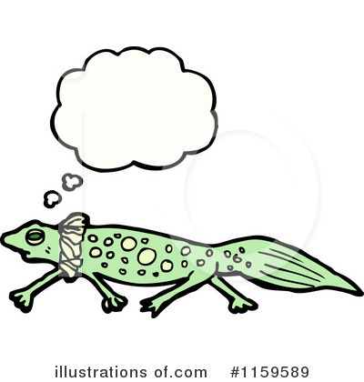 Royalty-Free (RF) Salamander Clipart Illustration by lineartestpilot - Stock Sample #1159589