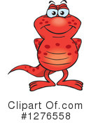 Salamander Clipart #1276558 by Dennis Holmes Designs