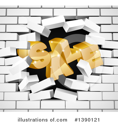 Brick Wall Clipart #1390121 by AtStockIllustration