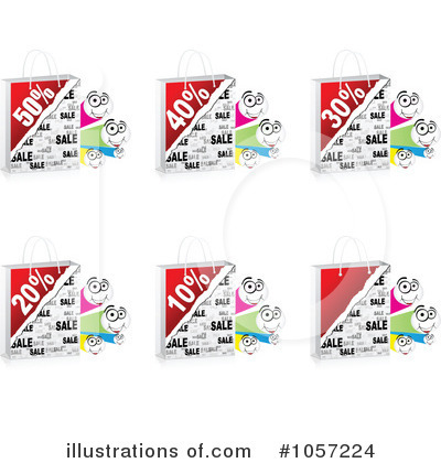 Shopping Bag Clipart #1057224 by Andrei Marincas