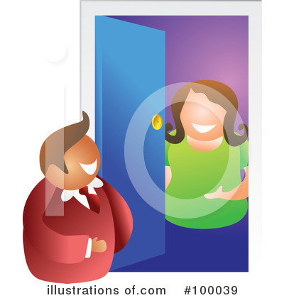 Royalty-Free (RF) Salesman Clipart Illustration by Prawny - Stock Sample #100039
