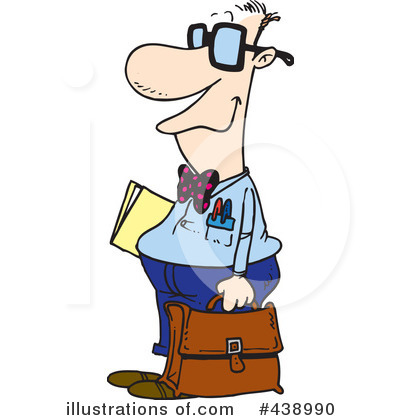 Royalty-Free (RF) Salesman Clipart Illustration by toonaday - Stock Sample #438990