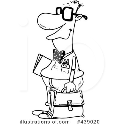 Royalty-Free (RF) Salesman Clipart Illustration by toonaday - Stock Sample #439020