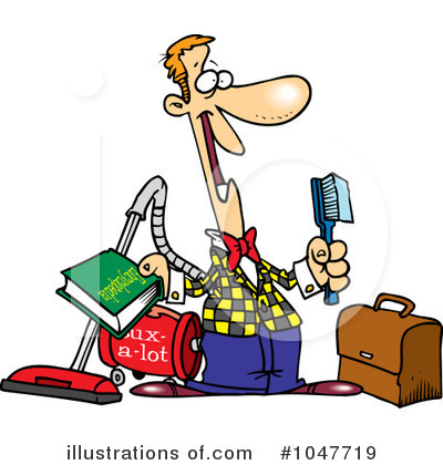 Salesman Clipart #1047719 by toonaday