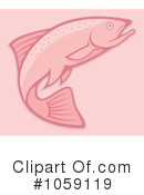Salmon Clipart #1059119 by Any Vector