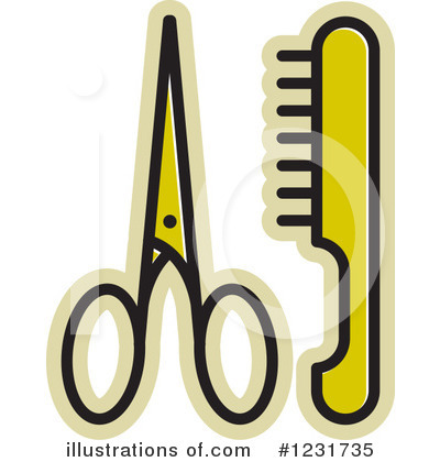 Combs Clipart #1231735 by Lal Perera