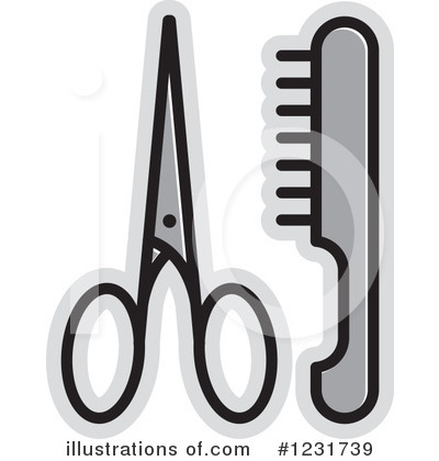 Combs Clipart #1231739 by Lal Perera