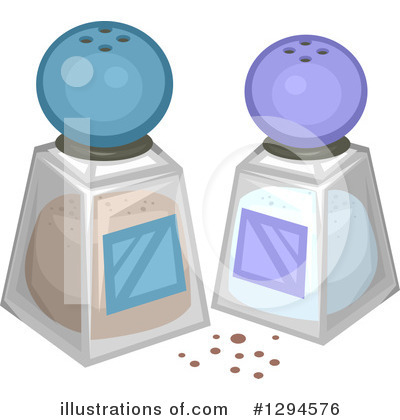 Royalty-Free (RF) Salt And Pepper Clipart Illustration by BNP Design Studio - Stock Sample #1294576