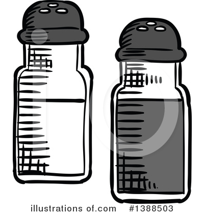 Salt And Pepper Clipart #1388503 by Vector Tradition SM
