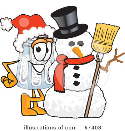 Salt Shaker Character Clipart #7408 by Mascot Junction