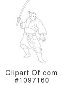 Samurai Clipart #1097160 by patrimonio