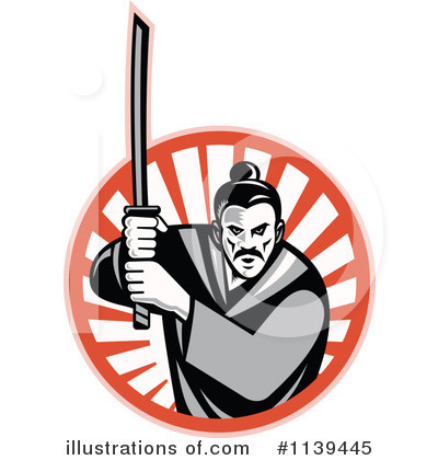 Samurai Warrior Clipart #1139445 by patrimonio