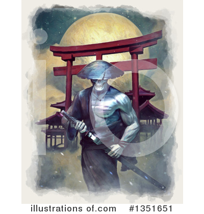 Samurai Clipart #1351651 by Tonis Pan