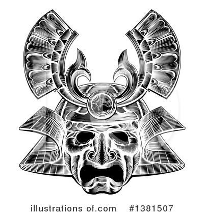 Royalty-Free (RF) Samurai Clipart Illustration by AtStockIllustration - Stock Sample #1381507