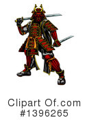 Samurai Clipart #1396265 by AtStockIllustration
