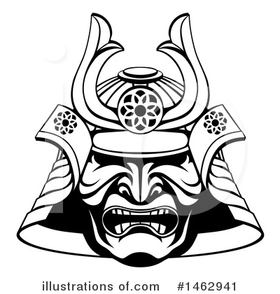Samurai Clipart #1462941 by AtStockIllustration