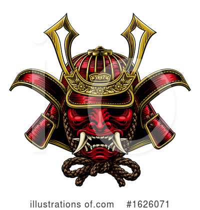Royalty-Free (RF) Samurai Clipart Illustration by AtStockIllustration - Stock Sample #1626071