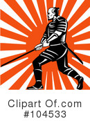 Samurai Warrior Clipart #104533 by patrimonio