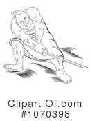 Samurai Warrior Clipart #1070398 by patrimonio