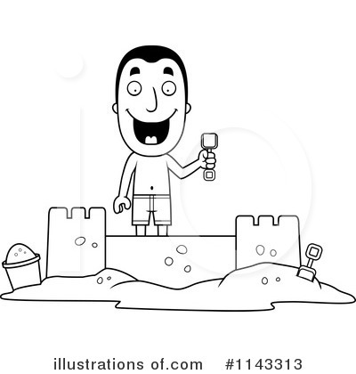 Sand Castle Clipart #1143313 by Cory Thoman