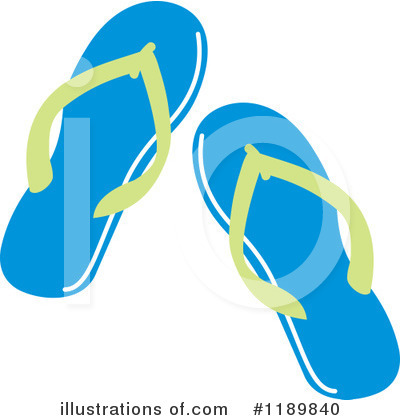 Royalty-Free (RF) Sandals Clipart Illustration by Johnny Sajem - Stock Sample #1189840
