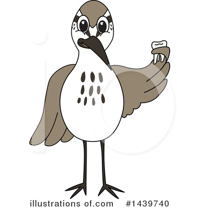 Royalty-Free (RF) Sandpiper Mascot Clipart Illustration by Mascot Junction - Stock Sample #1439740