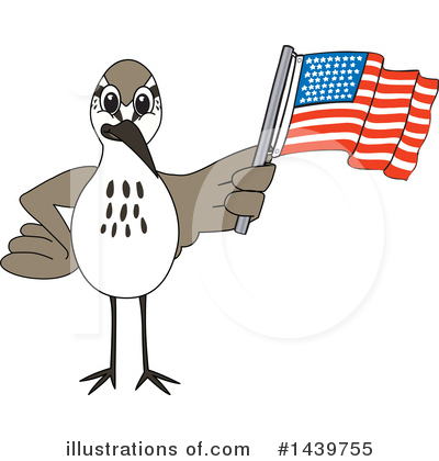 Sandpiper Mascot Clipart #1439755 by Mascot Junction