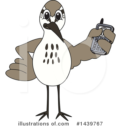 Royalty-Free (RF) Sandpiper Mascot Clipart Illustration by Mascot Junction - Stock Sample #1439767