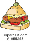 Sandwich Clipart #1055253 by Any Vector