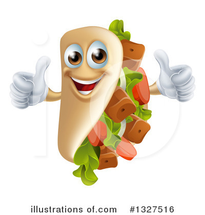 Kebab Clipart #1327516 by AtStockIllustration