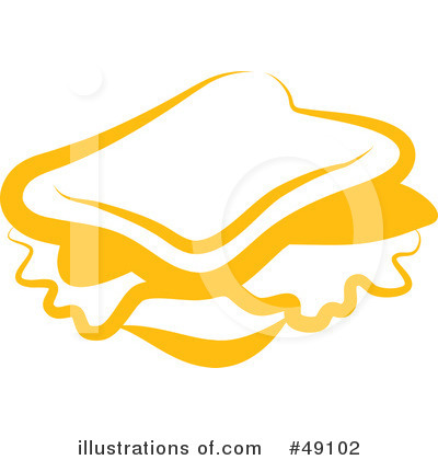 Royalty-Free (RF) Sandwich Clipart Illustration by Prawny - Stock Sample #49102