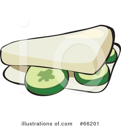 Royalty-Free (RF) Sandwich Clipart Illustration by Prawny - Stock Sample #66201