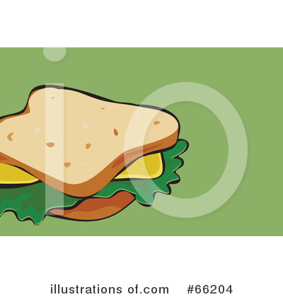 Royalty-Free (RF) Sandwich Clipart Illustration by Prawny - Stock Sample #66204