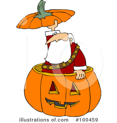 Royalty-Free (RF) Santa Clipart Illustration by djart - Stock Sample #100459