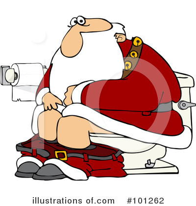Royalty-Free (RF) Santa Clipart Illustration by djart - Stock Sample #101262