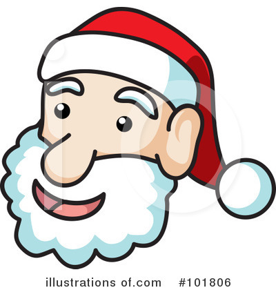 Royalty-Free (RF) Santa Clipart Illustration by Rosie Piter - Stock Sample #101806
