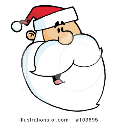 Royalty-Free (RF) Santa Clipart Illustration by Hit Toon - Stock Sample #103895