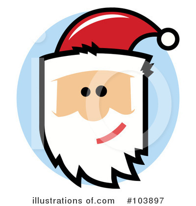 Royalty-Free (RF) Santa Clipart Illustration by Hit Toon - Stock Sample #103897