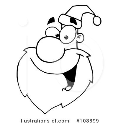 Royalty-Free (RF) Santa Clipart Illustration by Hit Toon - Stock Sample #103899