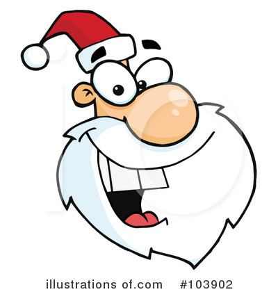 Royalty-Free (RF) Santa Clipart Illustration by Hit Toon - Stock Sample #103902