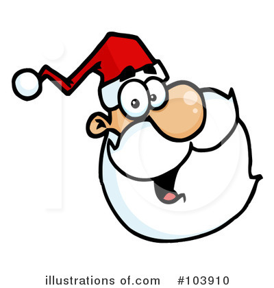 Royalty-Free (RF) Santa Clipart Illustration by Hit Toon - Stock Sample #103910