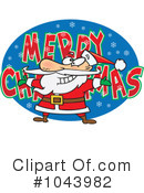 Santa Clipart #1043982 by toonaday