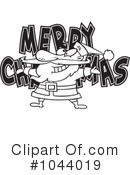 Santa Clipart #1044019 by toonaday