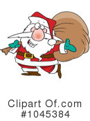 Santa Clipart #1045384 by toonaday