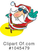Santa Clipart #1045479 by toonaday