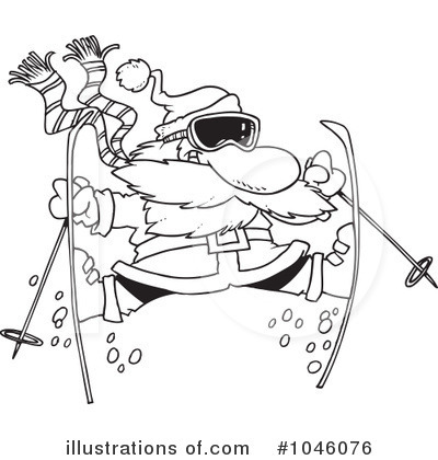 Royalty-Free (RF) Santa Clipart Illustration by toonaday - Stock Sample #1046076