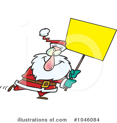 Royalty-Free (RF) Santa Clipart Illustration by toonaday - Stock Sample #1046084
