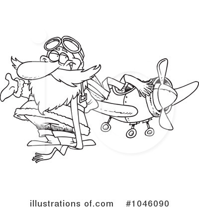 Pilot Clipart #1046090 by toonaday